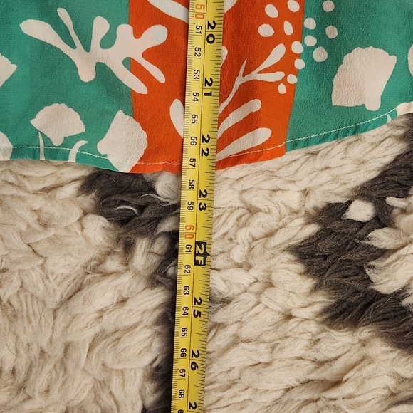 Rixo silk button down short sleeve blouse size xs - Picture 4 of 5